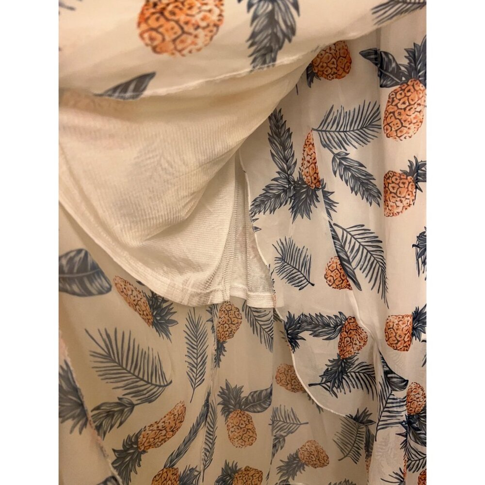 Cupshe Ruffle Chiffon Stretch Waist Maxi Medium - Picture 7 of 16